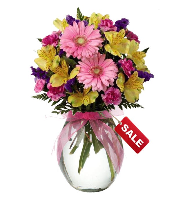 Festive Vase Flowers Columbus Ohio