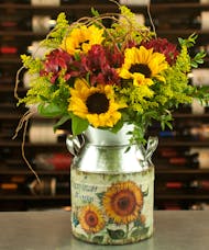 Garden Sunflower Tin
