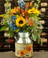 Harvest Sunflower Tin