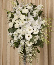 White Elegance Tribute Standing Spray