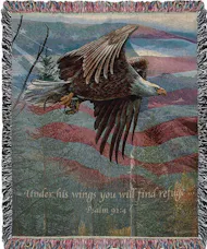 May Freedom Fly Throw