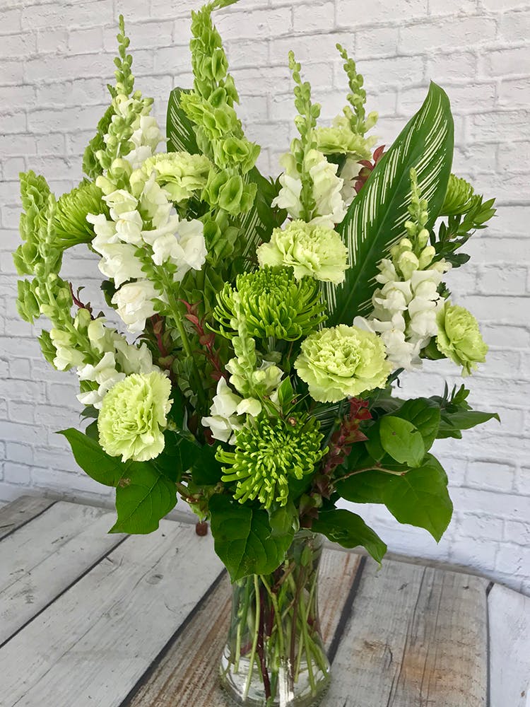 st patricks day flowers with free delivery