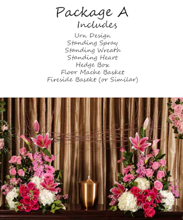 Pink Memorial Garden Package A