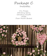 Pink Rose Memorial Package C