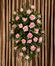 Pink Rose Tribute Standing Spray