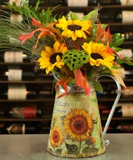 Simply Sunflowers Watering Can