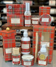 Tartan Holiday  Michel Design Works Columbus Ohio Spa Gift Sets Candle