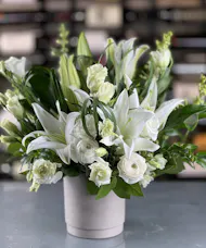 White Lily Elegance Bouquet