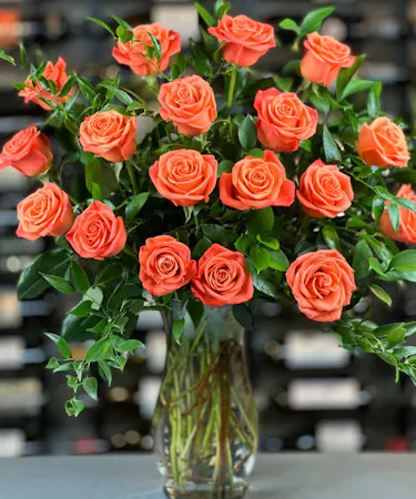 18 Orange Roses Columbus Roses Florists Griffins