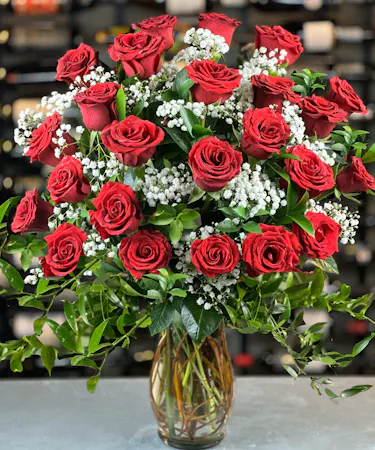 24 Roses Columbus Oh, Valentine Roses, Columbus Ohio, Two Dozen Roses Columbus Ohio
