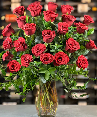 24 Roses Columbus Oh, Valentine Roses, Columbus Ohio, Two Dozen Roses Columbus Ohio