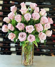 24 Soft Pink Roses Two Dozen