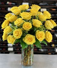 24 Yellow Roses Two Dozen