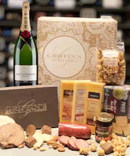 Moet Chandon Champagne Savory & Sweet Gourmet Basket