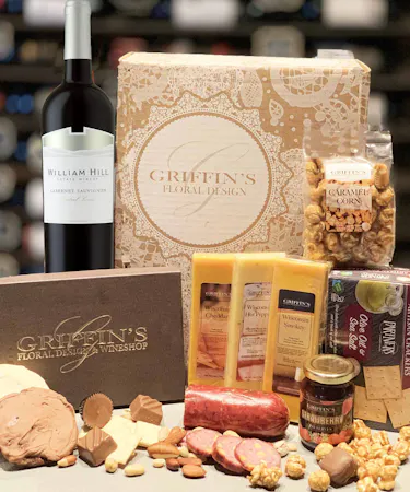 Grgich  Wine Sweet & Savory Gift Set Columbus Ohio Gourmet Wine Baskets 