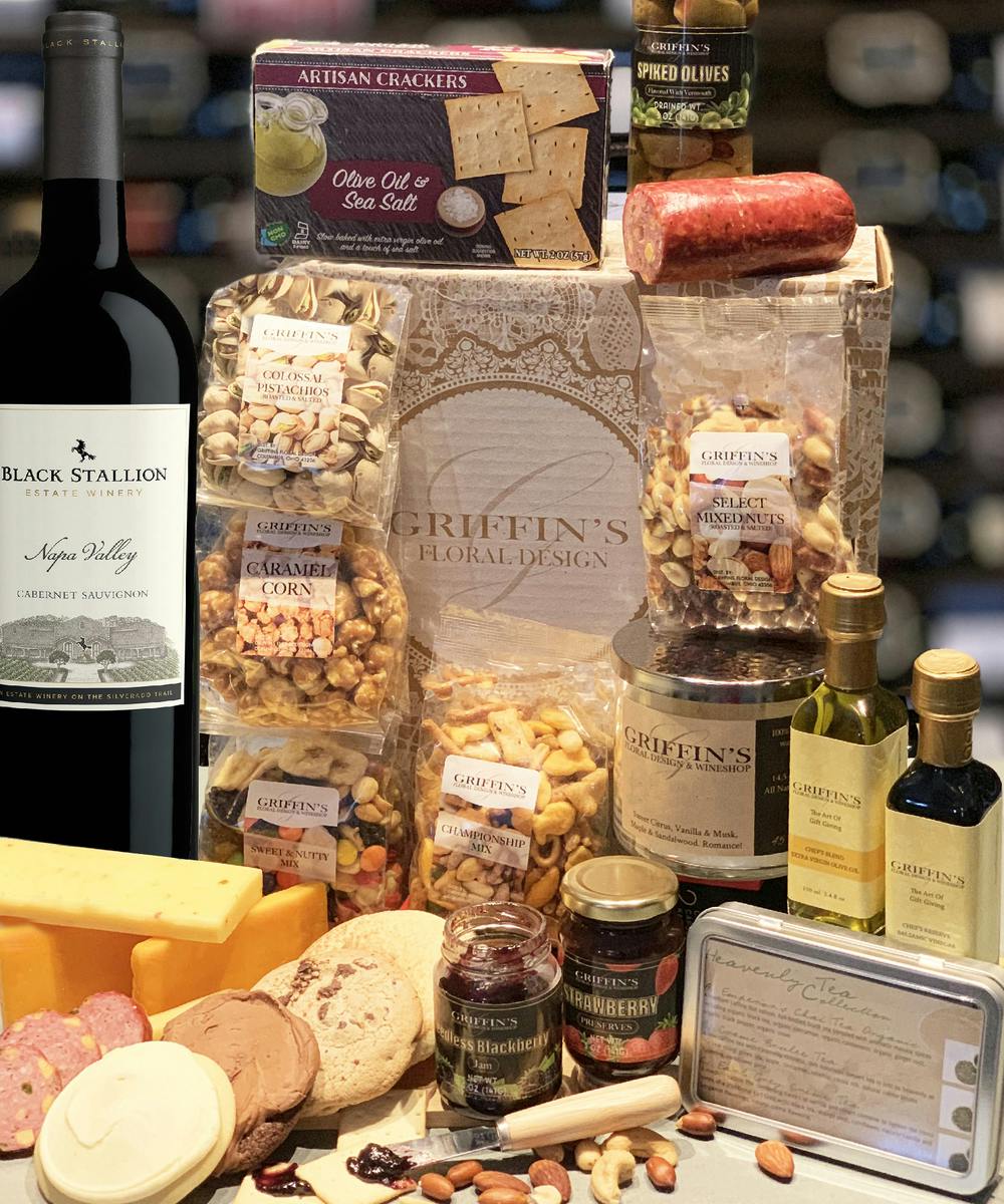 Black Stallion Grand Galore Gourmet Set Columbus Ohio Gourmet Wine Baskets