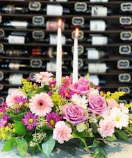 Easter Centerpiece With Candles