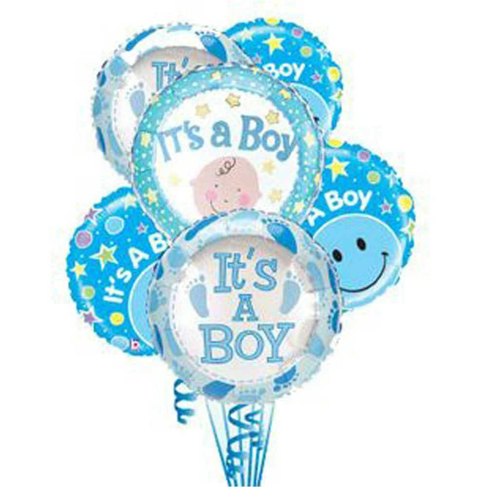 Baby Boy Balloon Bouquet - Balloon Bouquet - Columbus ...