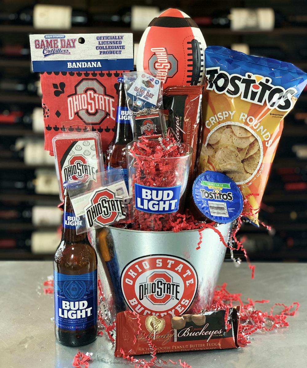 Ohio State Buckeyes Ultimate Bud Light Gift Basket Columbus (OH) Beer