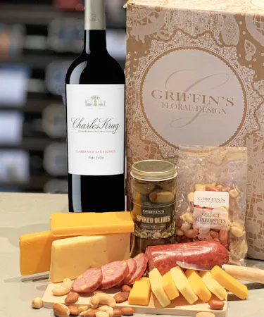 Charles Krug  Wine Classic Gourmet Set Columbus Ohio Gourmet Wine Baskets 