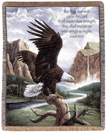 Eagles Wings Freedom Sympathy Throw Columbus Ohio