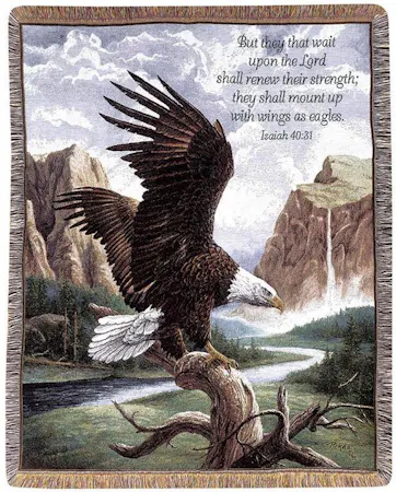 Eagles Wings Freedom Sympathy Throw Columbus Ohio