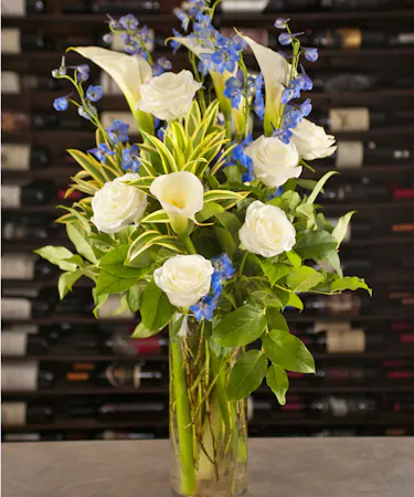 Enchanting Blue Bouquet Columbus Flowers Newark Ohio Griffins Floral Design