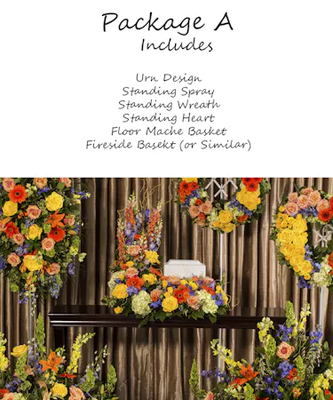 Glowing Memorial Package A Sympathy Flowers Columbus Ohio
