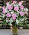 12 Lavender Roses Arranged
