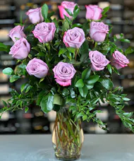 12 Lavender Roses