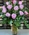 12 Lavender Roses Arranged