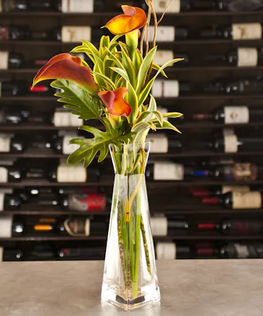 Mango Calla Bud Vase Columbus Flowers Newark Ohio  Griffins Floral Design