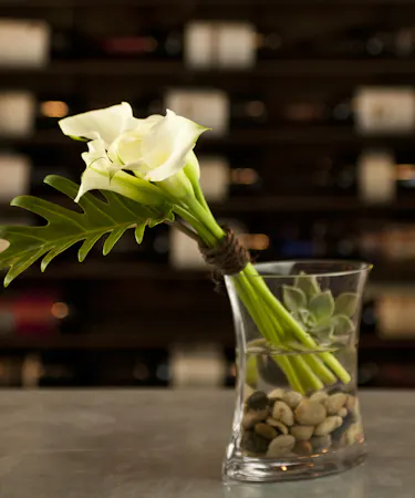 Modern White Calla Columbus Flowers Newark Ohio  Griffins Floral Design
