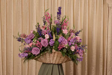 Pastorial Tribute Series Fireside Basket Sympathy Flowers Columbus Ohio