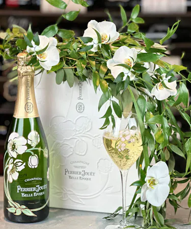 Perrier-Jouet Petals & Blossoms champagne delivery columbus ohio Griffin Flowers