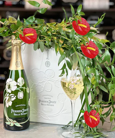 Perrier-Jouet Red Jazz champagne delivery columbus ohio Griffin Flowers