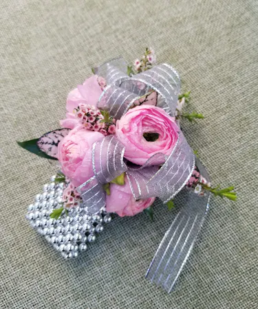 Pink Ranunculus Wrist Corsages Columbus Ohio Florists Newark Ohio