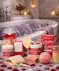 Old Whaling Co Seaberry luxury spa gift box with candle, bath bomb and rose clay soap Columbus Ohio florist.
