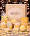 Old Whaling Co Seaside Citrine luxury spa gift box with candle, bath bomb and body butter Columbus Ohio.