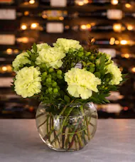 St Patricks Bowl Of Carnations