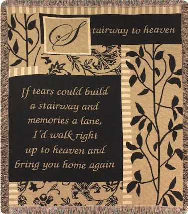 Stairway To Heaven Sympathy Throw Columbus Ohio