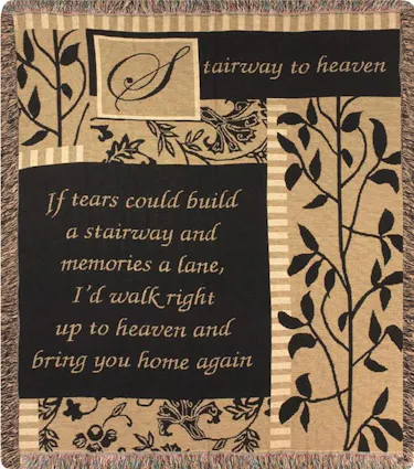 Stairway To Heaven Sympathy Throw Columbus Ohio