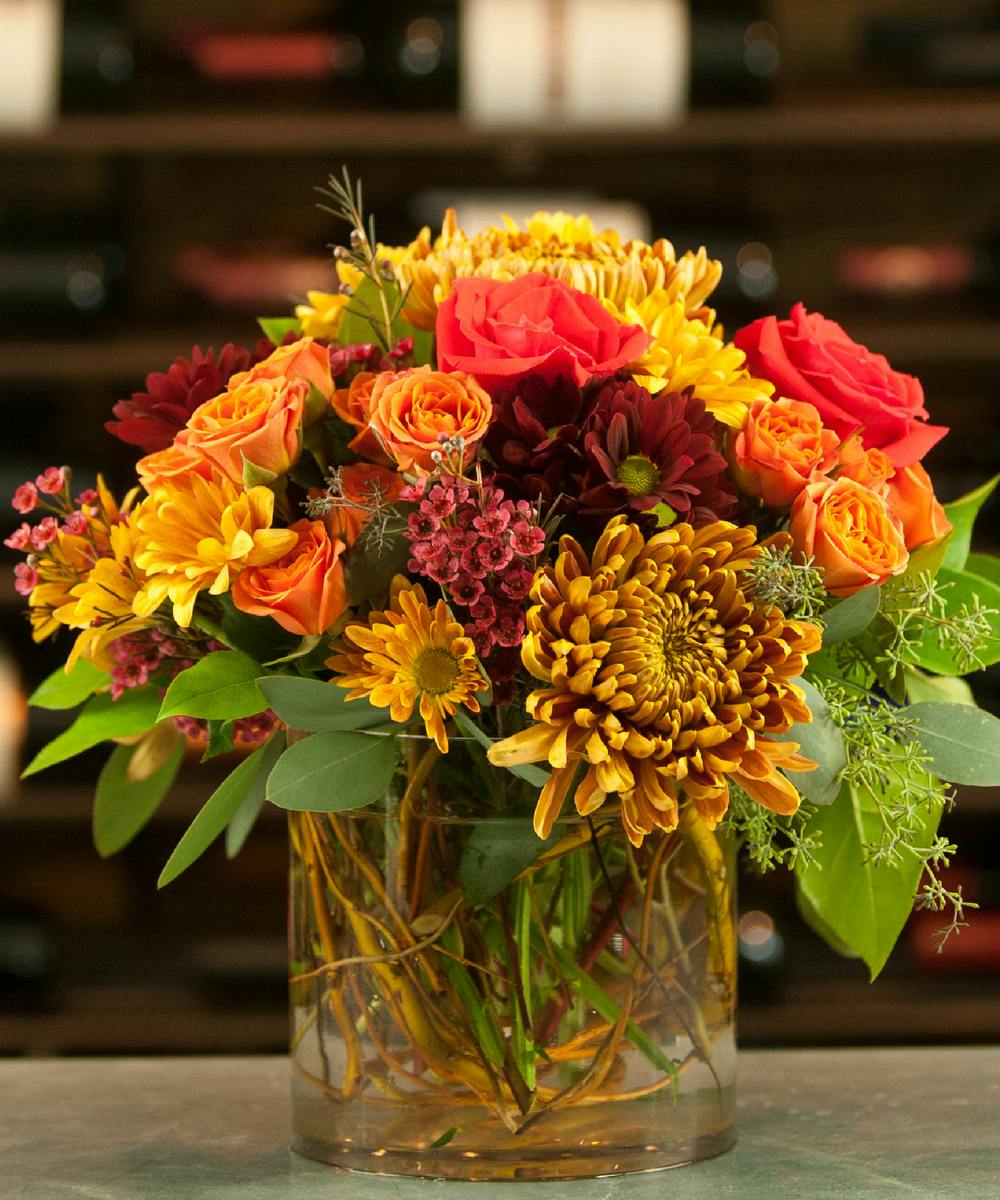 Sunkissed Harvest Fall Flowers Columbus Ohio Florists Newark Oh AC117