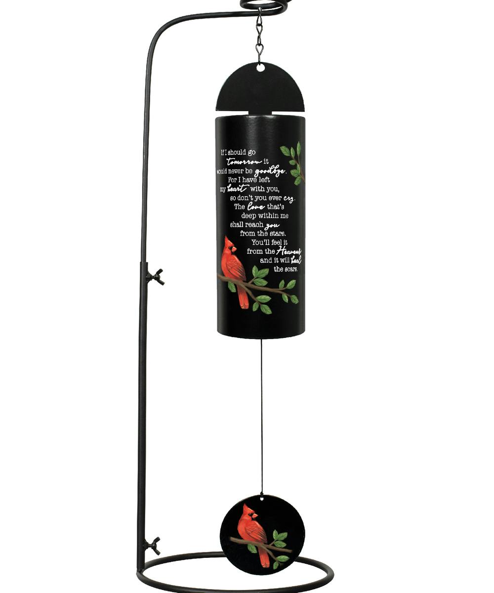 22" Tomorrow Sympathy Cardinal Sympathy Windchimes Columbus Ohio
