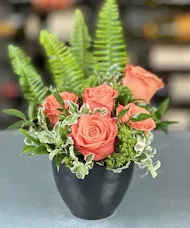 Tangerine Rose Bowl