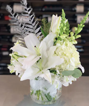 Snow Capped Glory winter flowers Columbus Ohio Florists Newark Oh