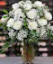 12 White Roses Arranged