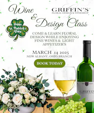 March 14th  Wine & Design Class