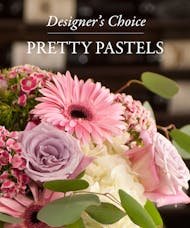 Fresh Floral Arrangement - Pastel Sympathy Designers Choice