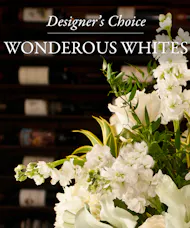 Fresh Floral Arrangement - White Designers Choice